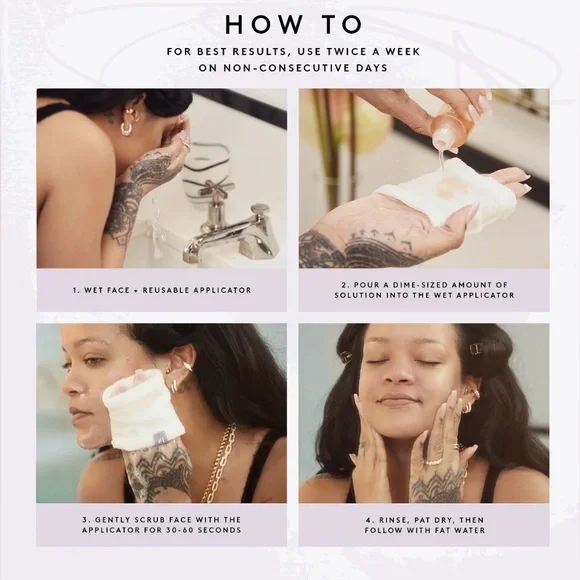 Fenty Beauty Pre-Show Glow Refillable Instant Retexturizing 10% AHA Treatment - Picture 7 of 8